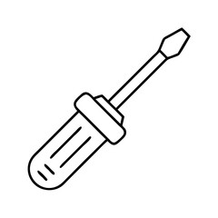 screwdriver icon icon, screwdriver icon vector illustration-simple illustration of screwdriver icon, perfect for screwdriver icon logos and icons