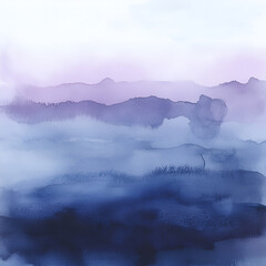 Fototapeta premium Tranquil landscape painting abstract nature scene soft colors serene environment calm viewpoint