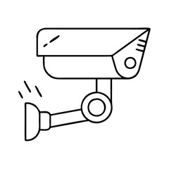 security camera icon, security camera vector illustration-simple illustration of security camera, perfect for security camera logos and icons