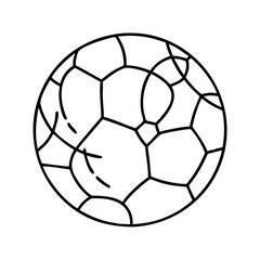 Obraz premium soccer ball icon, soccer ball vector illustration-simple illustration of soccer ball, perfect for soccer ball logos and icons
