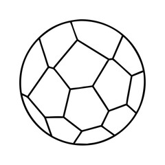 Fototapeta premium soccer ball icon, soccer ball vector illustration-simple illustration of soccer ball, perfect for soccer ball logos and icons