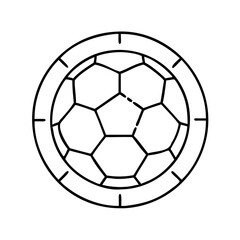 Fototapeta premium soccer ball icon icon, soccer ball icon vector illustration-simple illustration of soccer ball icon, perfect for soccer ball icon logos and icons