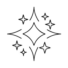 sparkle icon, sparkle vector illustration-simple illustration of sparkle, perfect for sparkle logos and icons