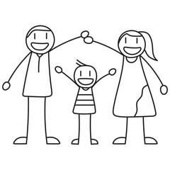 Stick Figure Family