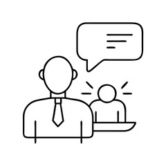 speaking icon icon, speaking icon vector illustration-simple illustration of speaking icon, perfect for speaking icon logos and icons