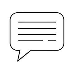 speech bubble icon, speech bubble vector illustration-simple illustration of speech bubble, perfect for speech bubble logos and icons