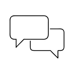 Fototapeta premium speech chat bubbles icon icon, speech chat bubbles icon vector illustration-simple illustration of speech chat bubbles icon, perfect for speech chat bubbles icon logos and icons
