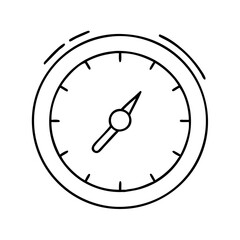 speed clock icon, speed clock vector illustration-simple illustration of speed clock, perfect for speed clock logos and icons