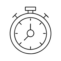 stopwatch icon, stopwatch vector illustration-simple illustration of stopwatch, perfect for stopwatch logos and icons
