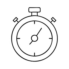 stopwatch icon, stopwatch vector illustration-simple illustration of stopwatch, perfect for stopwatch logos and icons