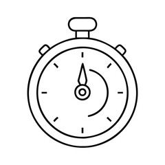 stopwatch icon, stopwatch vector illustration-simple illustration of stopwatch, perfect for stopwatch logos and icons