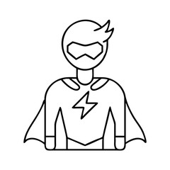 super hero icon icon, super hero icon vector illustration-simple illustration of super hero icon, perfect for super hero icon logos and icons