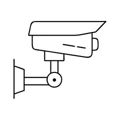 surveillance camera icon, surveillance camera vector illustration-simple illustration of surveillance camera, perfect for surveillance camera logos and icons