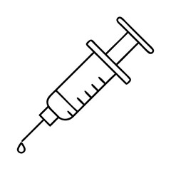 syringe icon, syringe vector illustration-simple illustration of syringe, perfect for syringe logos and icons