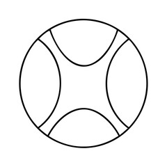 tennis ball icon, tennis ball vector illustration-simple illustration of tennis ball, perfect for tennis ball logos and icons