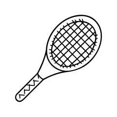 tennis bat icon, tennis bat vector illustration-simple illustration of tennis bat, perfect for tennis bat logos and icons
