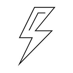 thunder bolt flash icon, thunder bolt flash vector illustration-simple illustration of thunder bolt flash, perfect for thunder bolt flash logos and icons