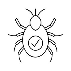 tick icon icon, tick icon vector illustration-simple illustration of tick icon, perfect for tick icon logos and icons