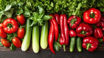 Assortment of fresh vegetables