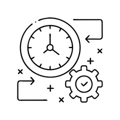 time managemen icon icon, time managemen icon vector illustration-simple illustration of time managemen icon, perfect for time managemen icon logos and icons