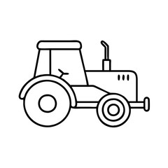 tractor icon, tractor vector illustration-simple illustration of tractor, perfect for tractor logos and icons