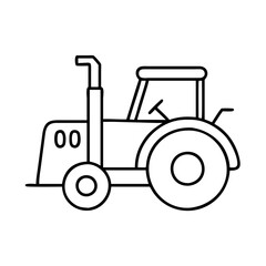 tractor icon, tractor vector illustration-simple illustration of tractor, perfect for tractor logos and icons