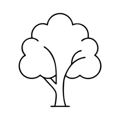 tree silhouette icon, tree silhouette vector illustration-simple illustration of tree silhouette, perfect for tree silhouette logos and icons