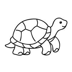 turtle icon, turtle vector illustration-simple illustration of turtle, perfect for turtle logos and icons