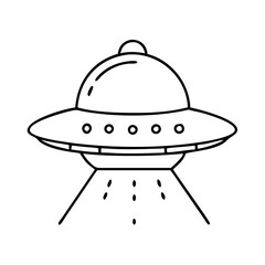 ufo spaceship icon icon, ufo spaceship icon vector illustration-simple illustration of ufo spaceship icon, perfect for ufo spaceship icon logos and icons