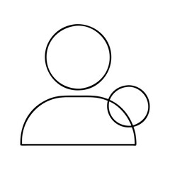 user icon icon, user icon vector illustration-simple illustration of user icon, perfect for user icon logos and icons