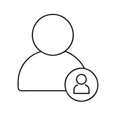 user icon icon, user icon vector illustration-simple illustration of user icon, perfect for user icon logos and icons