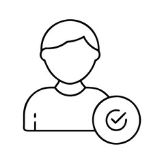 user icon icon, user icon vector illustration-simple illustration of user icon, perfect for user icon logos and icons