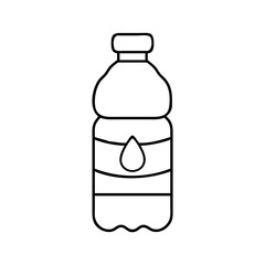 water bottle icon, water bottle vector illustration-simple illustration of water bottle, perfect for water bottle logos and icons