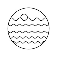 wavy icon icon, wavy icon vector illustration-simple illustration of wavy icon, perfect for wavy icon logos and icons
