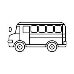 yellow school bus icon, yellow school bus vector illustration-simple illustration of yellow school bus, perfect for yellow school bus logos and icons