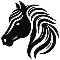 horse head silhouette