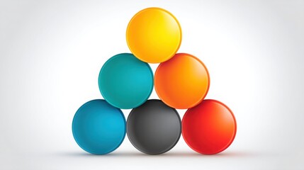 Stack of colorful eggs representing decentralized intergenerational wealth cooperatives and asset distribution