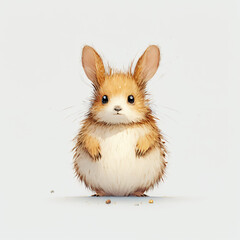 little animal art poster 