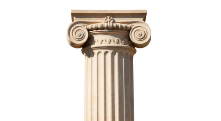 Isolated Ancient Column Capital