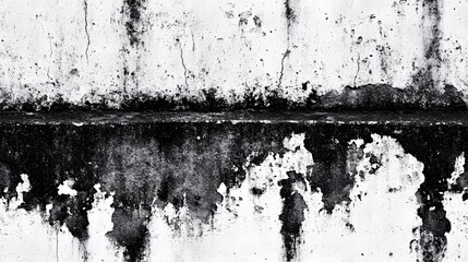 Detailed textured grayscale image of a weathered concrete wall.