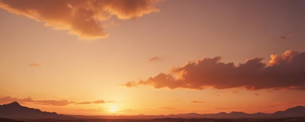 Naklejka premium Aged paper texture, sunset sky, warm tones, vintage aesthetic, texture, grunge