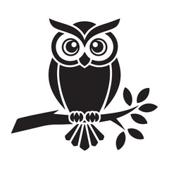 owl sitting on a branch