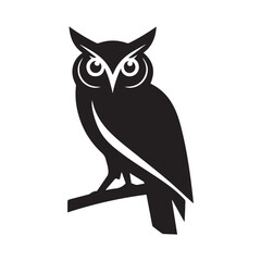owl sitting on a branch