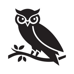 owl sitting on a branch