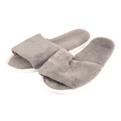 Indoor slippers isolated on white background