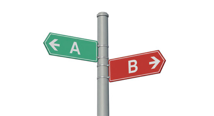 Isolated Two Directional Signs