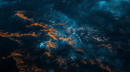 Obraz premium Photographed from 20km above the ground, this is an example of near space photography.