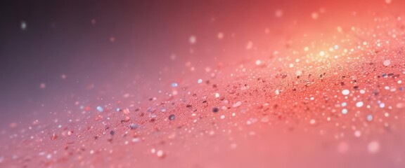 Bright coral holographic gradient with pastel rainbow undertones, intense sparkle , rainbow, summer, digital