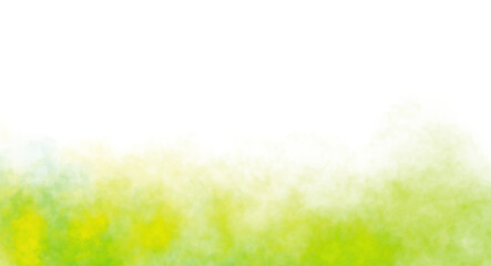 Obraz premium Abstract colorful smoke cutout on transparent background. Clouds fog steam cutout with seamless colors realistic. Watercolor paint brush strokes.