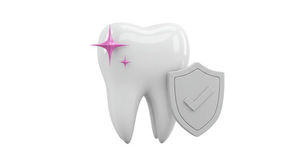 Isolated Tooth with Shield